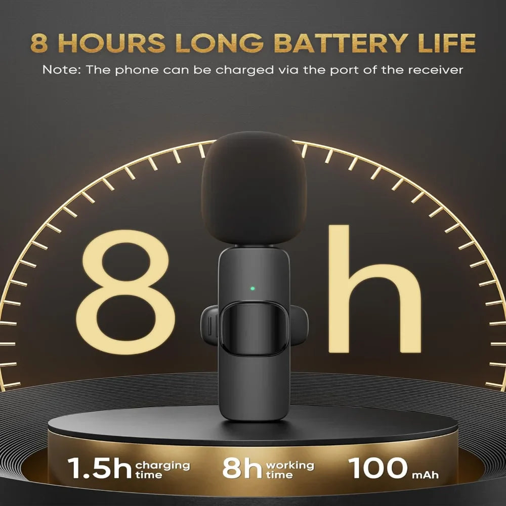 Wireless Clip-on Mics for Clear Audio