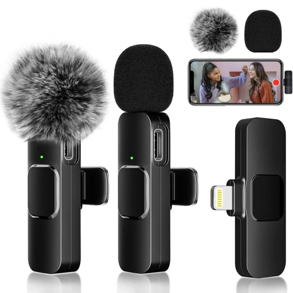 Wireless Clip-on Mics for Clear Audio