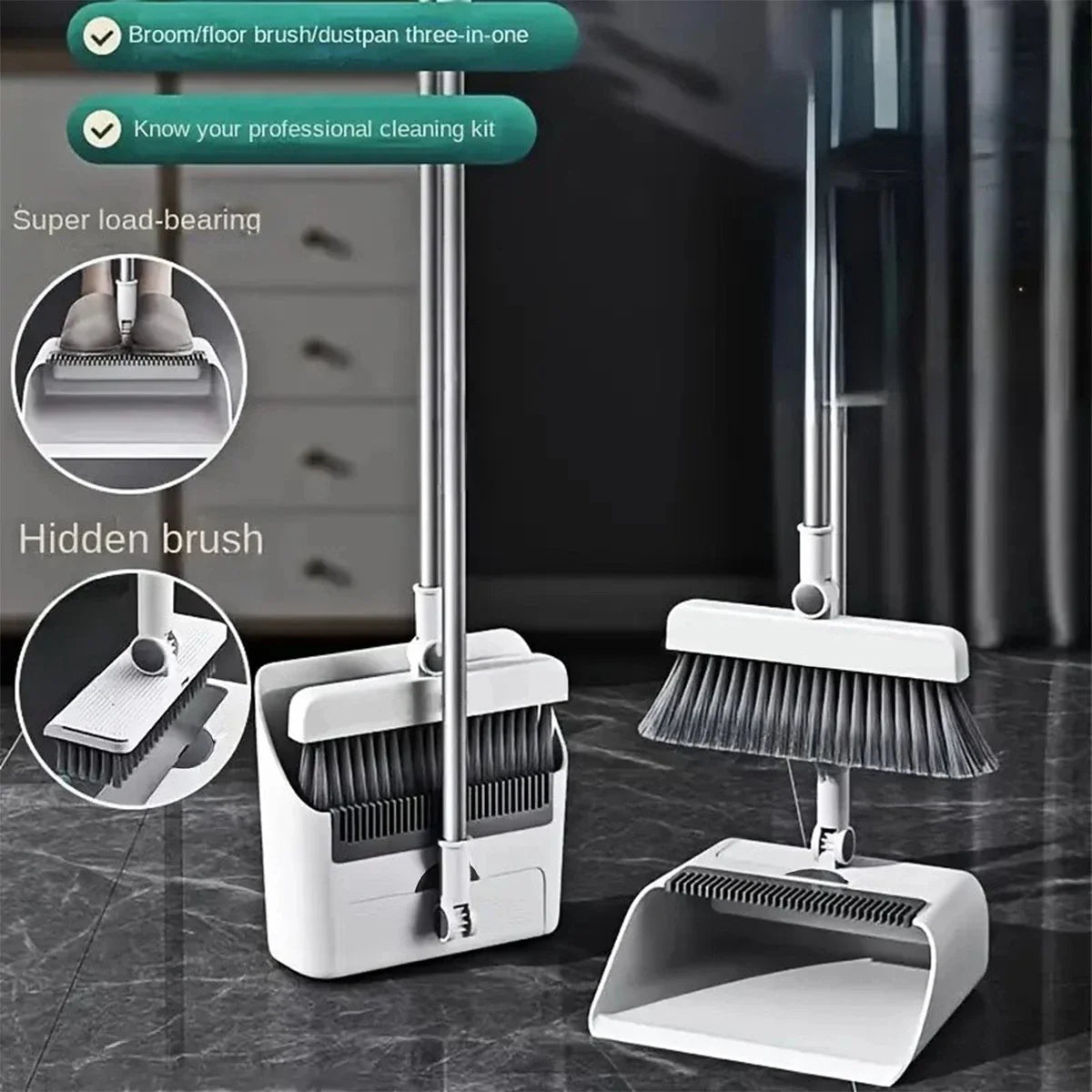 Ultimate Broom and Dustpan Set