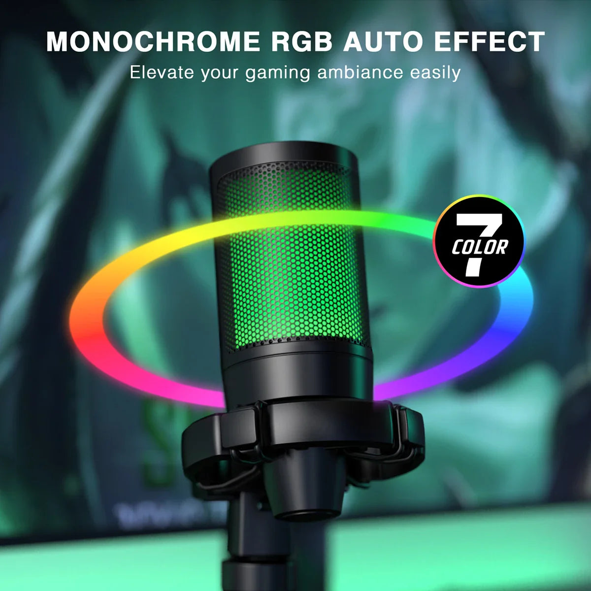 AmpliGame RGB Gaming Mic