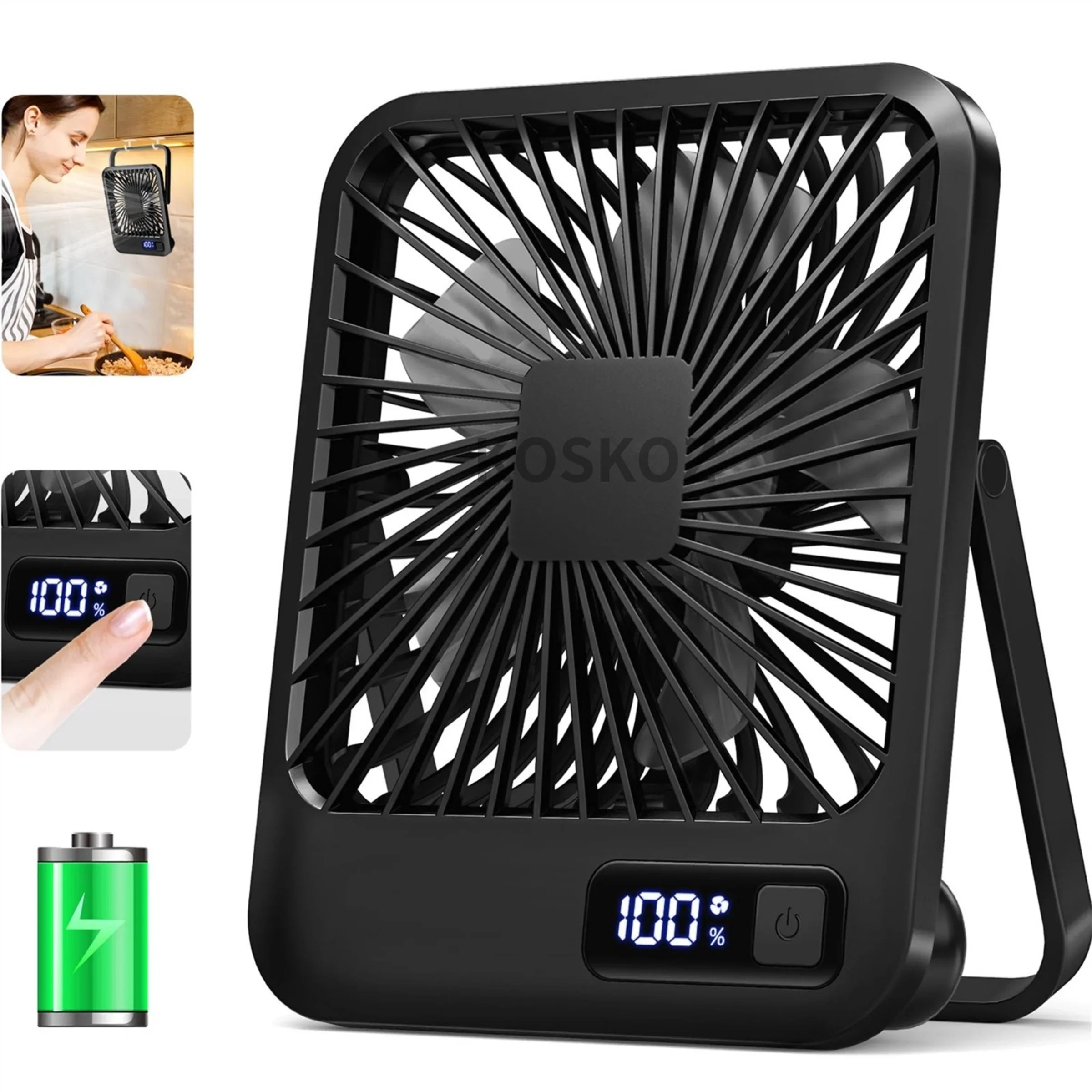 WhisperSoft USB Desk Fan
