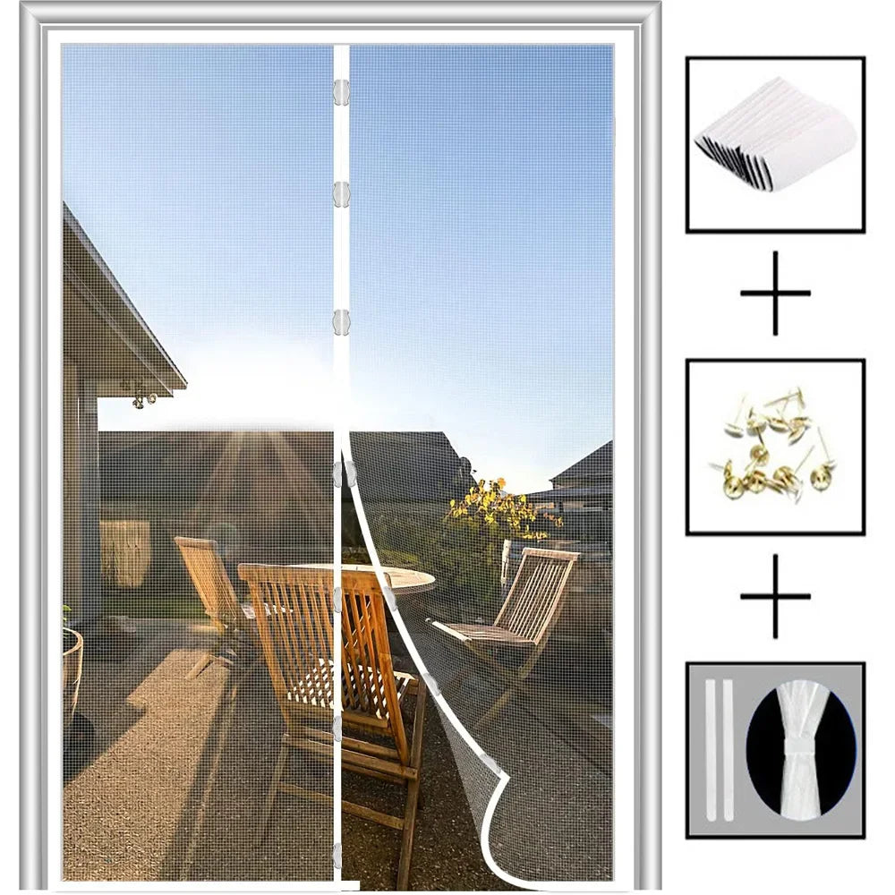 Easy Breeze Magnetic Door Curtain
