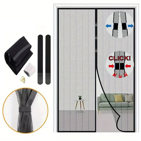 Easy Breeze Magnetic Door Curtain
