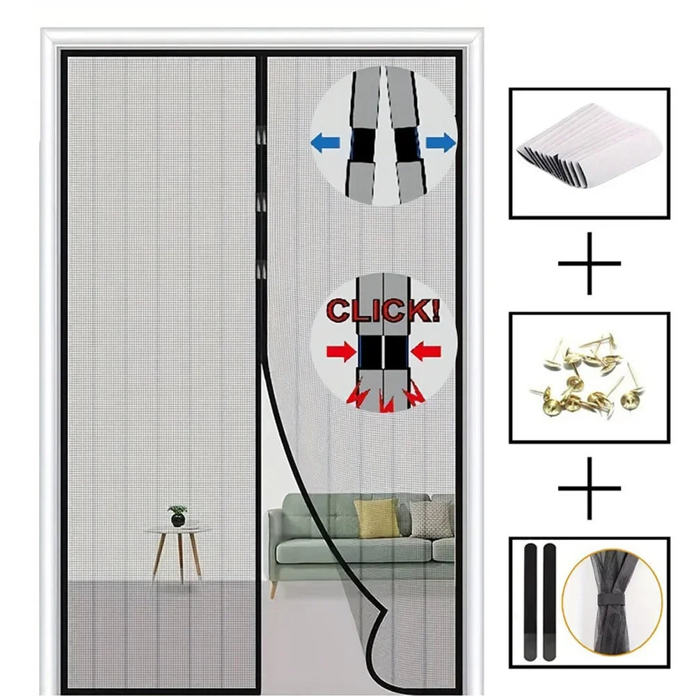 Easy Breeze Magnetic Door Curtain