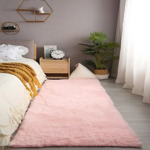 Fluffy Pink Princess Rug