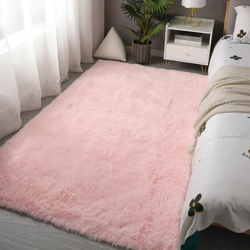 Fluffy Pink Princess Rug