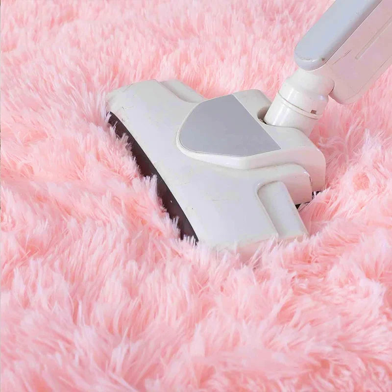 Fluffy Pink Princess Rug