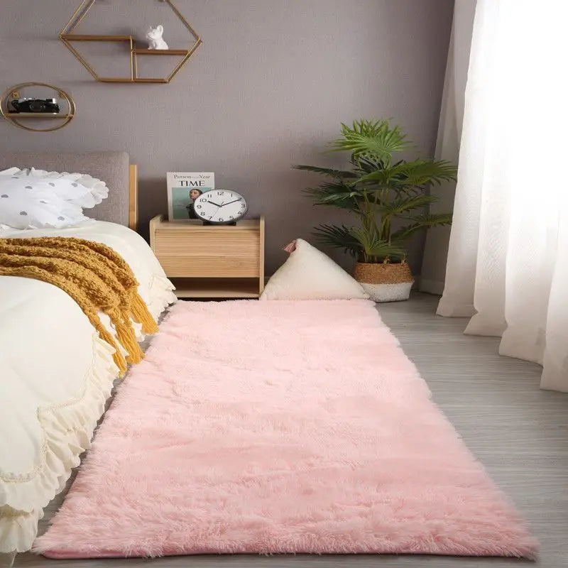 Fluffy Pink Princess Rug
