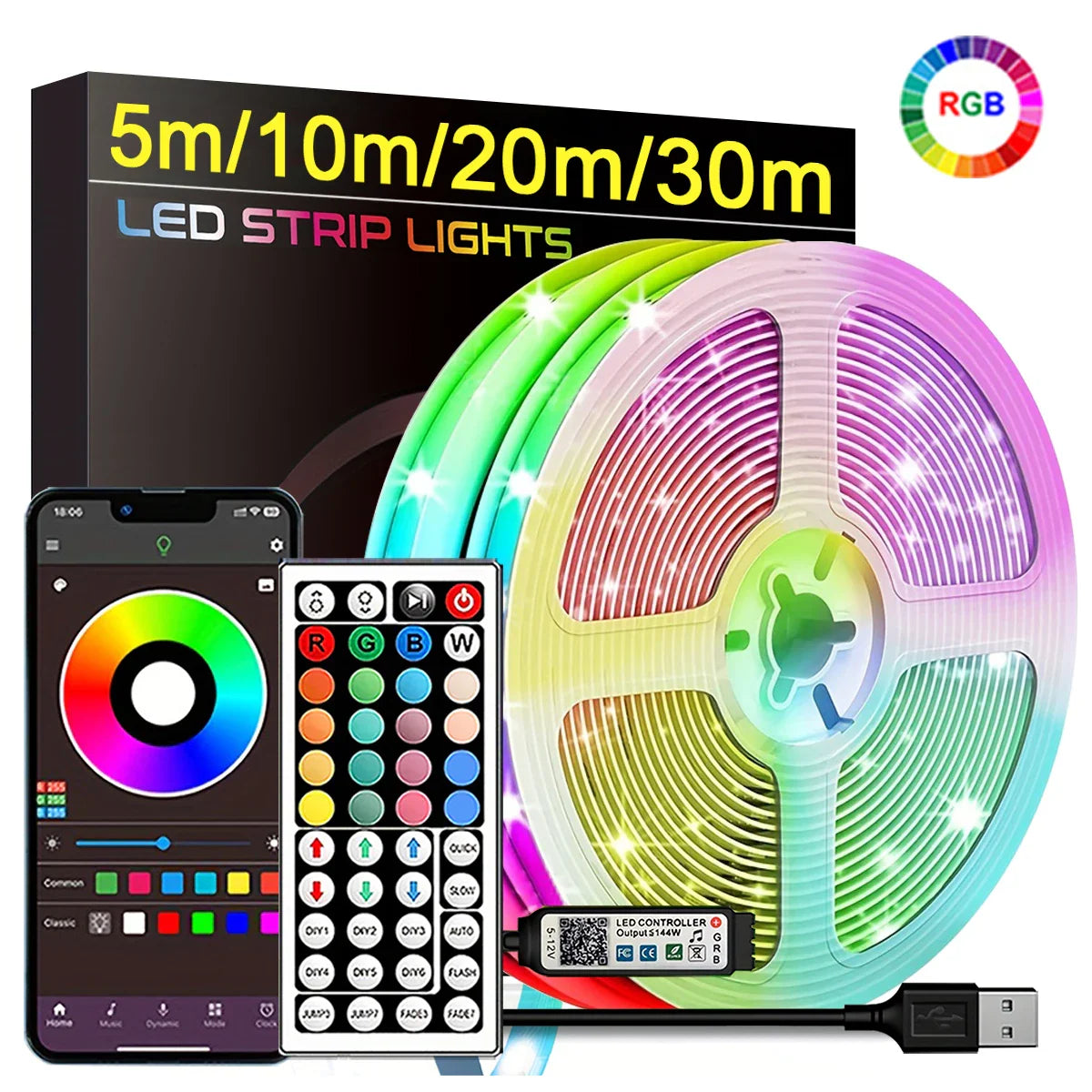Colorful Room Glow Lights